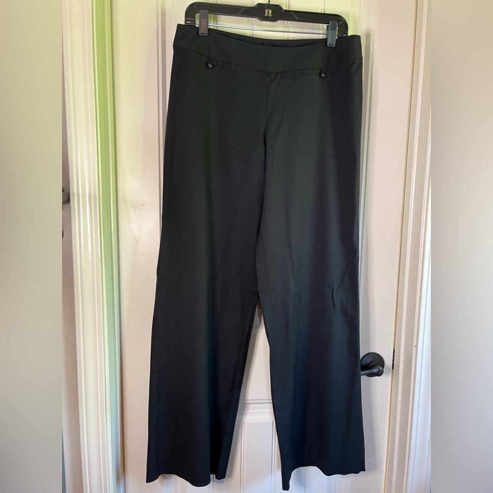 J. Jill Women’s Dress Slacks Wide Leg Size 10 Black